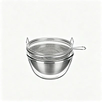 6-in-1 multifunctional mesh strainer bowl